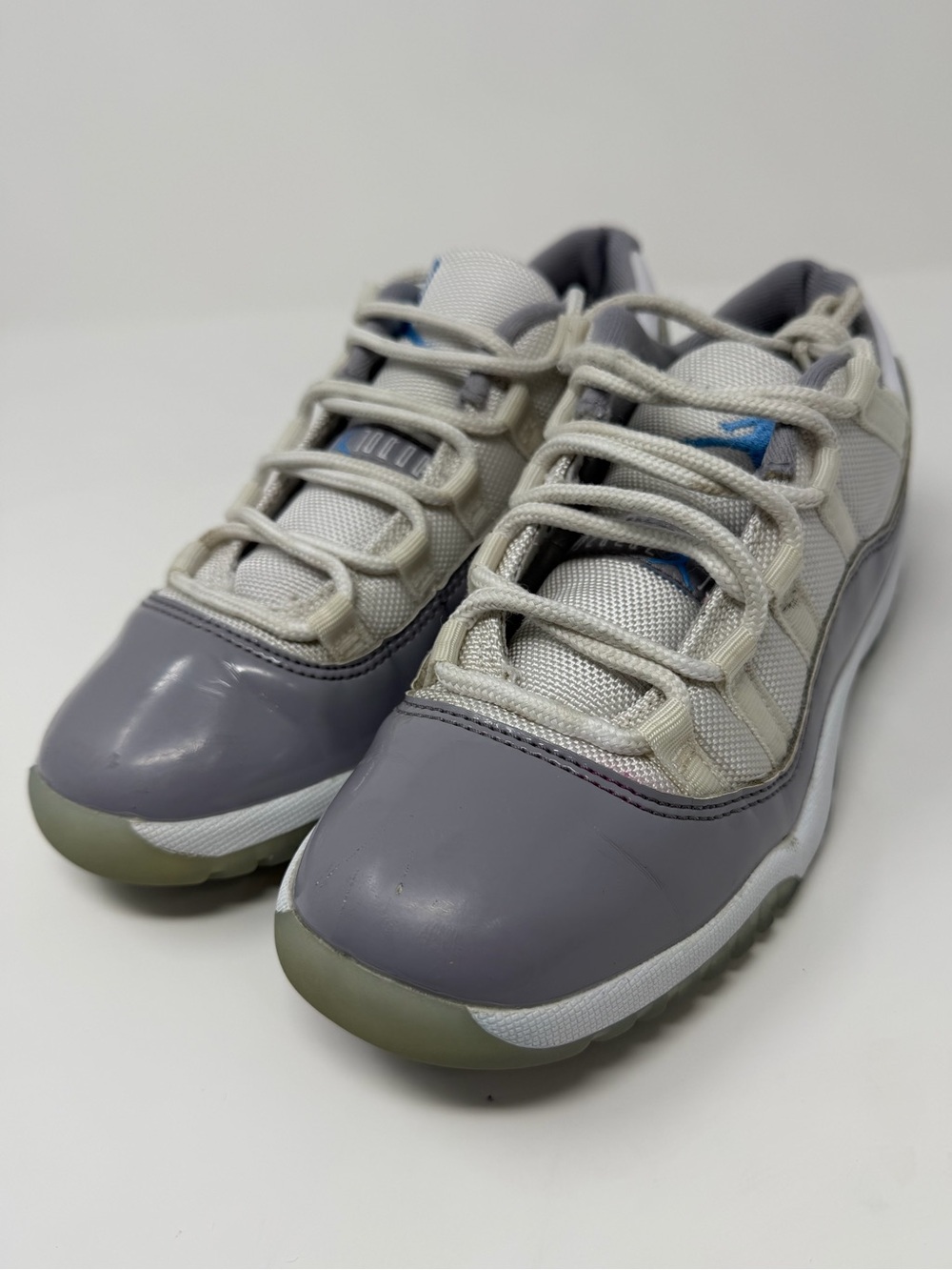 Kids Jordan 11 Low Gray & White Athletic Sneakers Sz. 3y